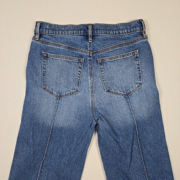 LOFT Exaggerated Flare Jeans Size 4 High Waist Stretch Boho Retro Y2K Vibe - Picture 11 of 13